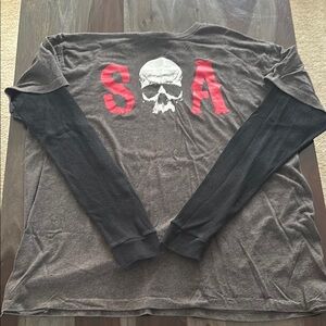 Sons of Anarchy long thermal sleeve T-shirt